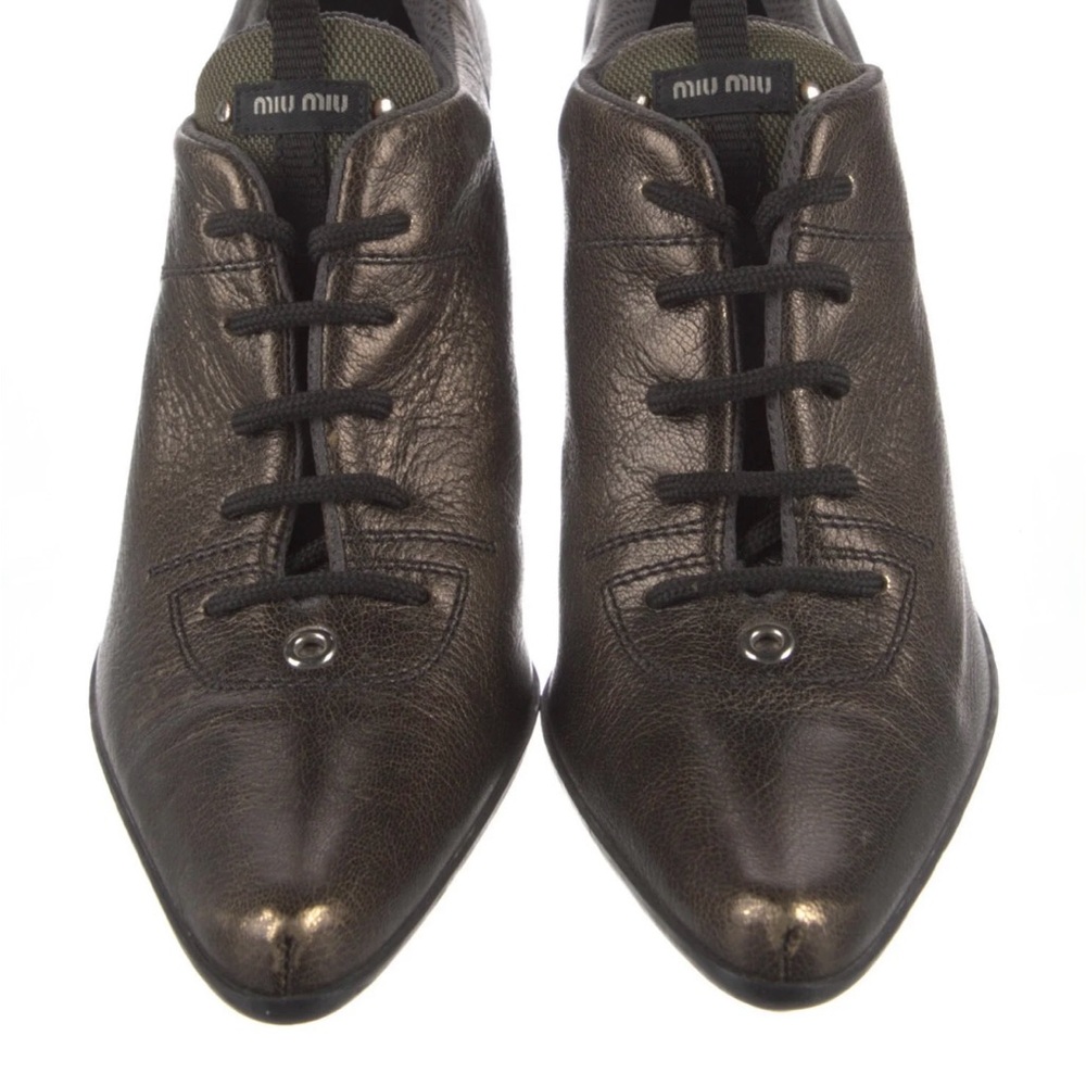 Miu Miu Black Ankle Boots